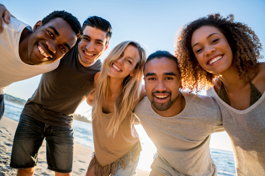 group of people of different races